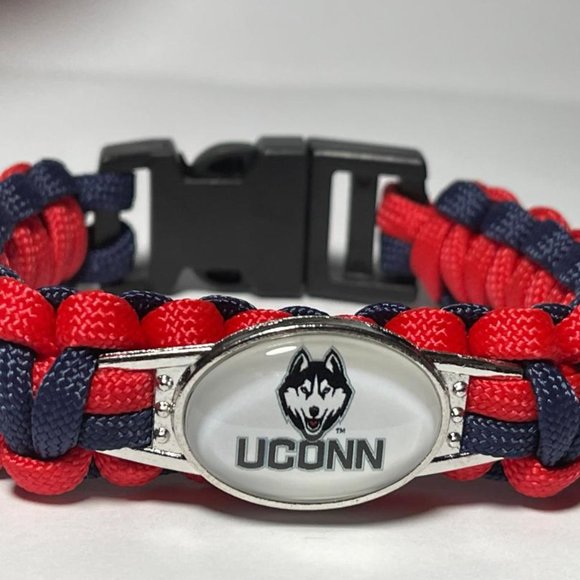 UCONN HUSKIES NCAA Braided Paracord NEW!! - Picture 1 of 2